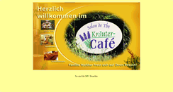 Desktop Screenshot of kraeutercafe.de