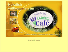 Tablet Screenshot of kraeutercafe.de